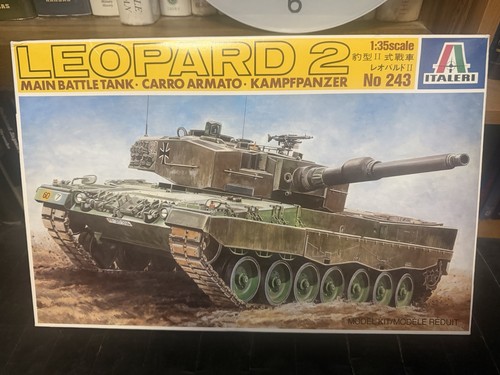 Italeri leopard main - italeri, battle